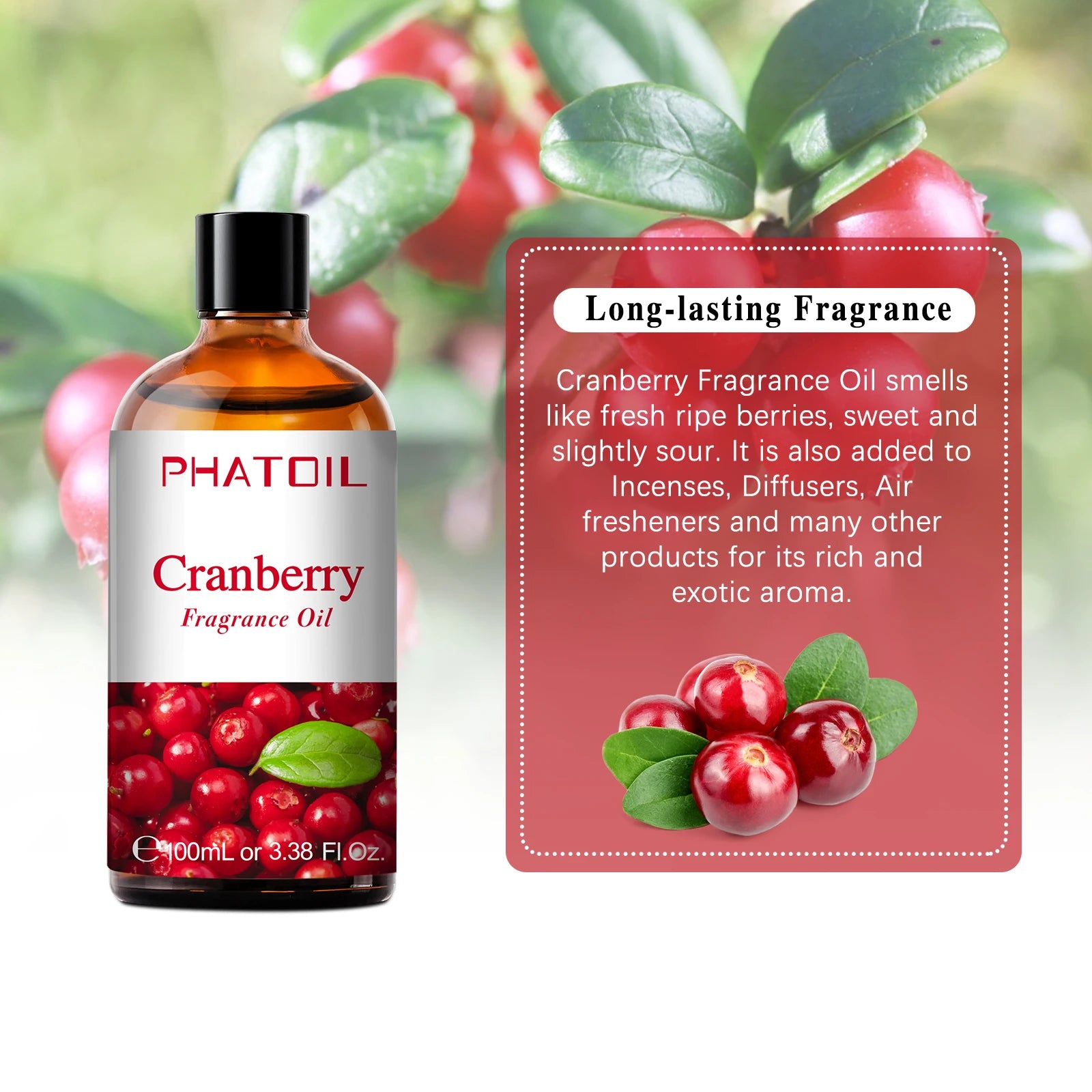 PHATOIL 100ml Aromatherapy Fragrance Oil – Multiple Scents